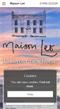 Mobile Screenshot of maisonlet.co.uk