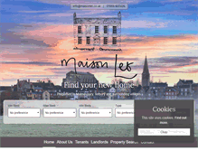 Tablet Screenshot of maisonlet.co.uk